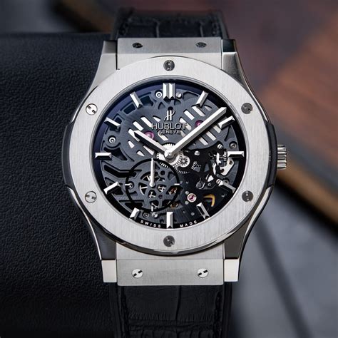 hublot classic fusion ultra-thin skeleton titanium 45 mm|Hublot Classic Fusion Review [2022]: The Titanium 45mm .